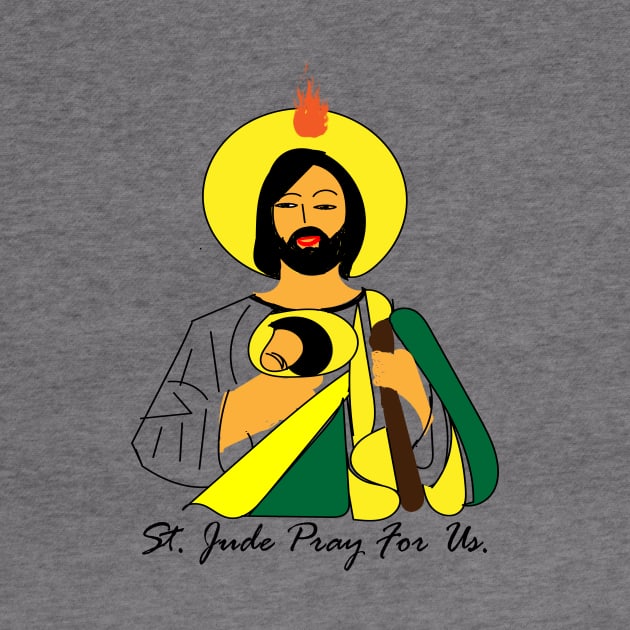 Saint Jude Pray For Us by FlorenceFashionstyle